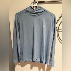 Eddie Bauer Men's Lightweight Tech Hoodie in Light Blue Size M